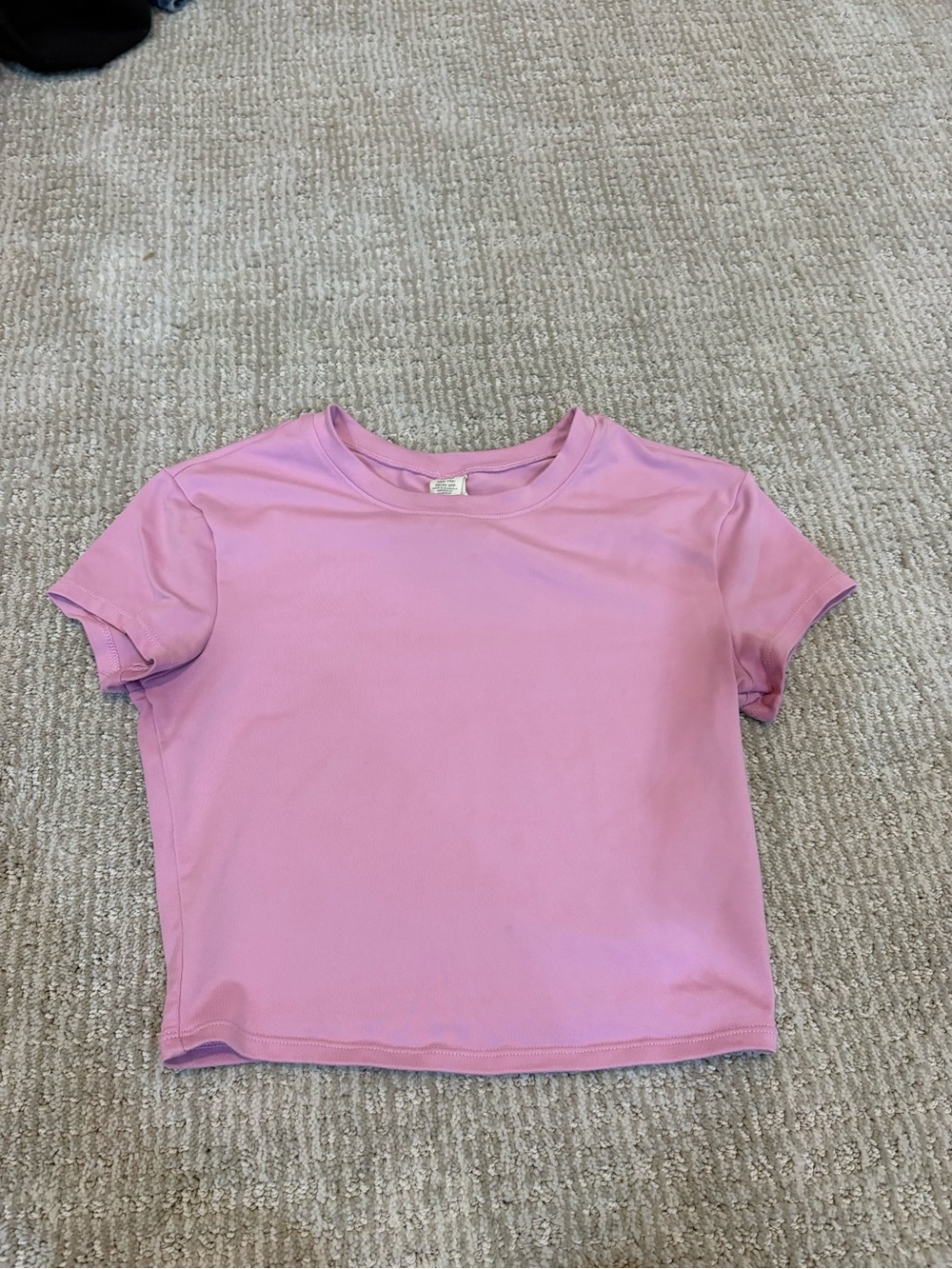 Alosoft crop tee pink  XXS